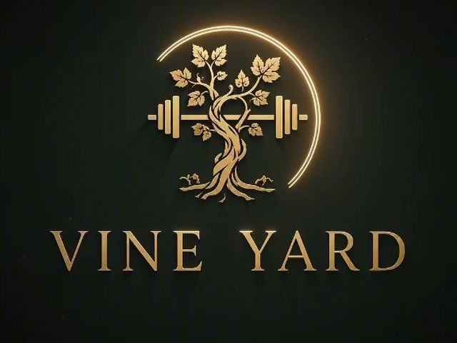 Video: the Vine Yard Fitness emblem drawing itself in gold