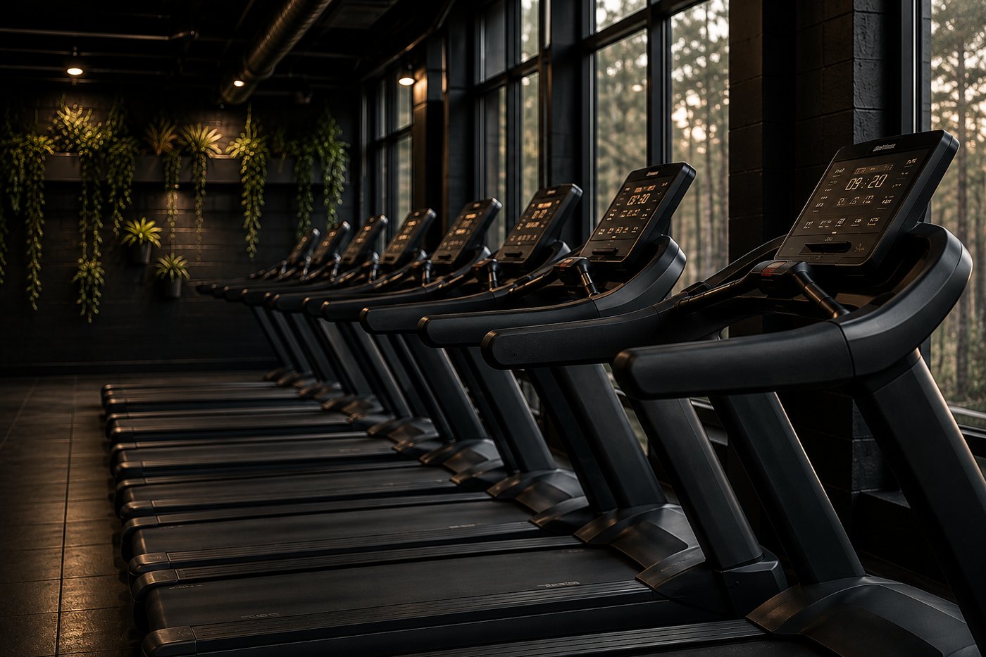 The training floor at Vine Yard Fitness